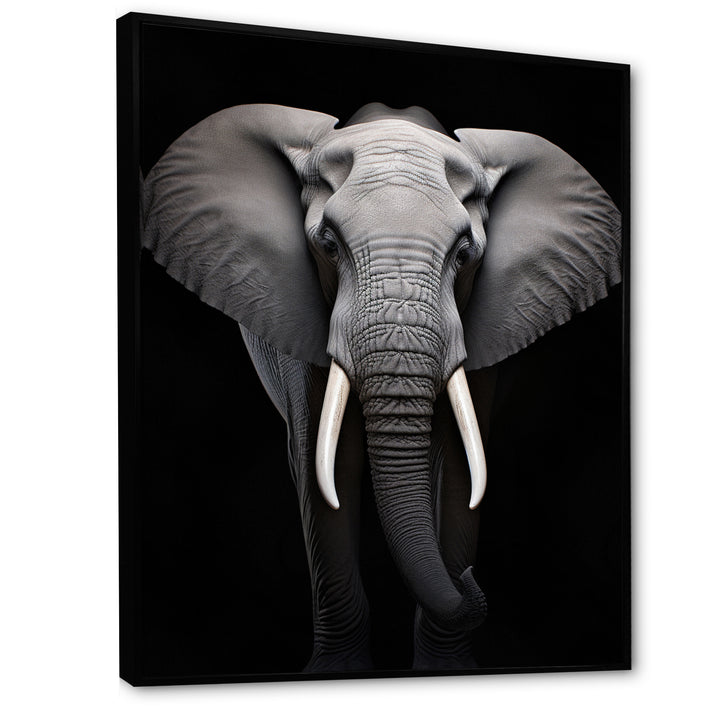 Elephant Tusked Elegance - Elephant Home Decor Art