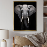 Elephant Tusked Elegance - Elephant Home Decor Art