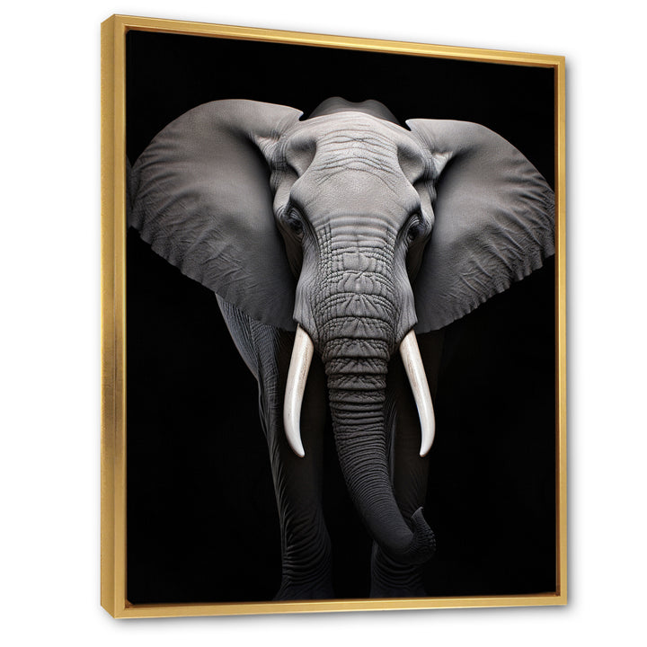 Elephant Tusked Elegance - Elephant Home Decor Art