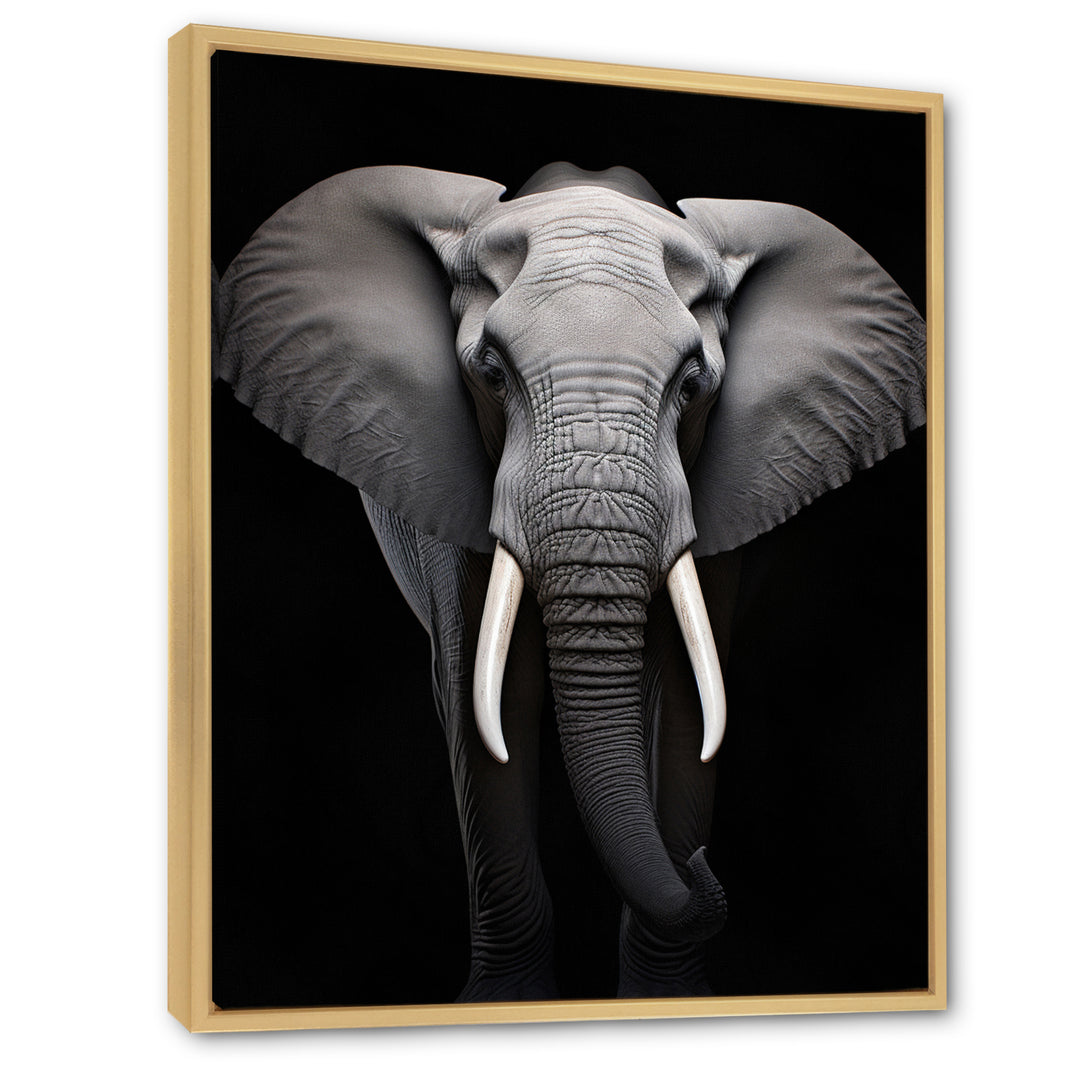 Elephant Tusked Elegance - Elephant Home Decor Art