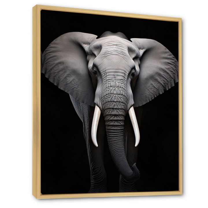 Elephant Tusked Elegance - Elephant Home Decor Art
