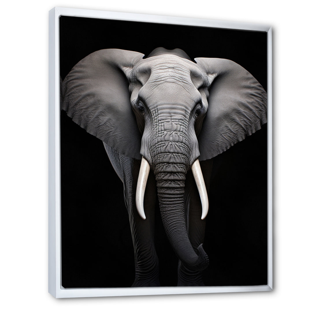 Elephant Tusked Elegance - Elephant Home Decor Art