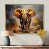 Elephant Wild Spirit - Elephant Canvas Wall Art