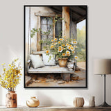 Farmhouse Gentle Breeze III - Landscapes Canvas Wall Art