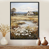 Farmhouse Quiet Retreat I - Landscapes Canvas Wall Art