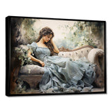 Fashion 1850S Suffused Portrait - Fashion Canvas Wall Art