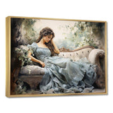 Fashion 1850S Suffused Portrait - Fashion Canvas Wall Art