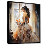 Fashion 1890S Belle Portrait I - Fashion Canvas Wall Art