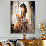 Fashion 1890S Belle Portrait I - Fashion Canvas Wall Art