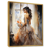 Fashion 1890S Belle Portrait I - Fashion Canvas Wall Art