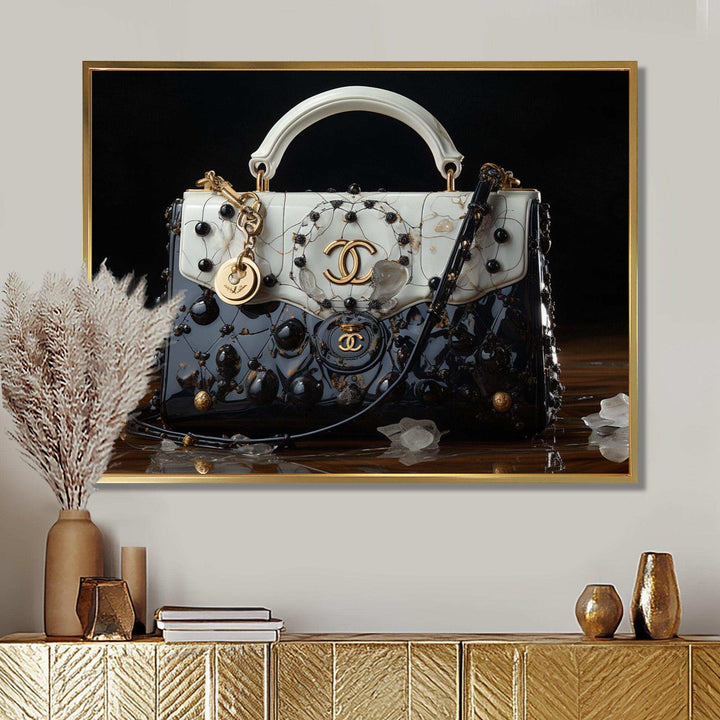 Minimalism Fashion Bag Couture II - Fashion Canvas Wall Art