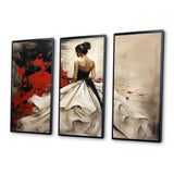 Fashion Red Dress Elegance Unveiled V - Multi-Panels