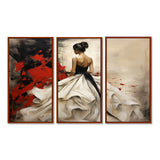 Fashion Red Dress Elegance Unveiled V - Multi-Panels