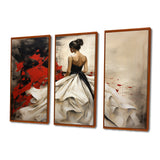 Fashion Red Dress Elegance Unveiled V - Multi-Panels
