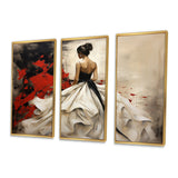 Fashion Red Dress Elegance Unveiled V - Multi-Panels