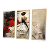 Fashion Red Dress Elegance Unveiled V - Multi-Panels