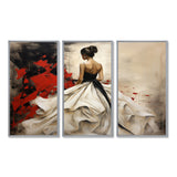 Fashion Red Dress Elegance Unveiled V - Multi-Panels