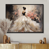 Fashion Pink Dress Elegance Unveiled III - Fashion Canvas Wall Art