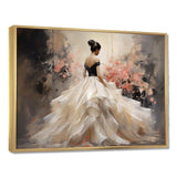 Fashion Pink Dress Elegance Unveiled III - Fashion Canvas Wall Art