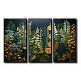 Yellow Ferns Plant Forest Tapestry - Multi-Panels