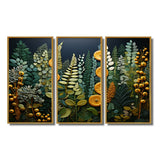 Yellow Ferns Plant Forest Tapestry - Multi-Panels