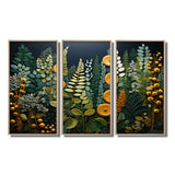 Yellow Ferns Plant Forest Tapestry - Multi-Panels