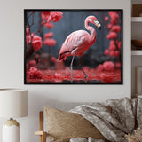 Pink Flamingo Elegant Flair - Flamingo Home Decor Art