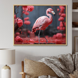 Pink Flamingo Elegant Flair - Flamingo Home Decor Art