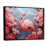 Pink Flamingo Flair - Flamingo Canvas Wall Art