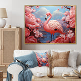 Pink Flamingo Flair - Flamingo Canvas Wall Art