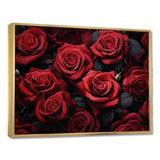 Red Black Rose Eternal Beauty IV - Floral Canvas Wall Art