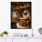 Food Rustic Kitchen I - Food & Beverage Canvas Wall Art