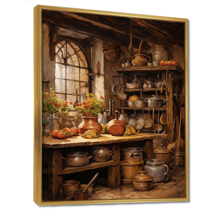 Food Rustic Kitchen II - Food &amp; Beverage Canvas Wall Art