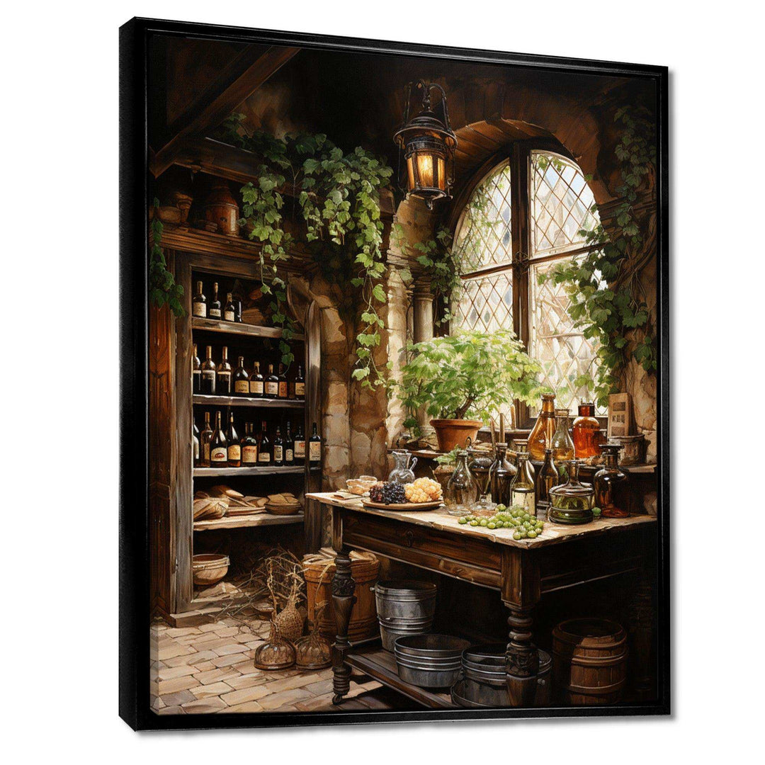 French Wine Cellar II - Food &amp; Beverage Canvas Wall Art
