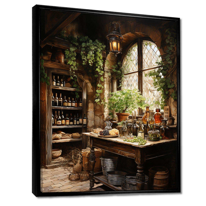 French Wine Cellar II - Food &amp; Beverage Canvas Wall Art