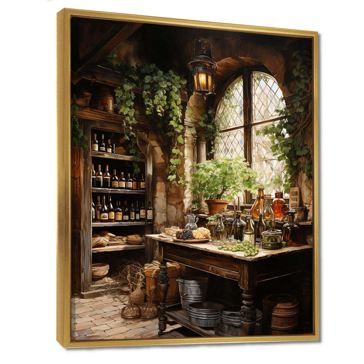 French Wine Cellar II - Food &amp; Beverage Canvas Wall Art