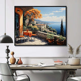 French Mediterranean Bliss In Provence III - Landscapes Canvas Wall Art