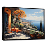 French Mediterranean Bliss In Provence III - Landscapes Canvas Wall Art