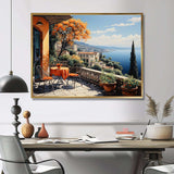 French Mediterranean Bliss In Provence III - Landscapes Canvas Wall Art