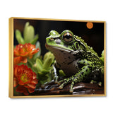 Frog Amphibian Serenade - Frog Bedroom Wall Art