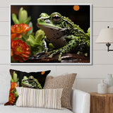 Frog Amphibian Serenade - Frog Bedroom Wall Art