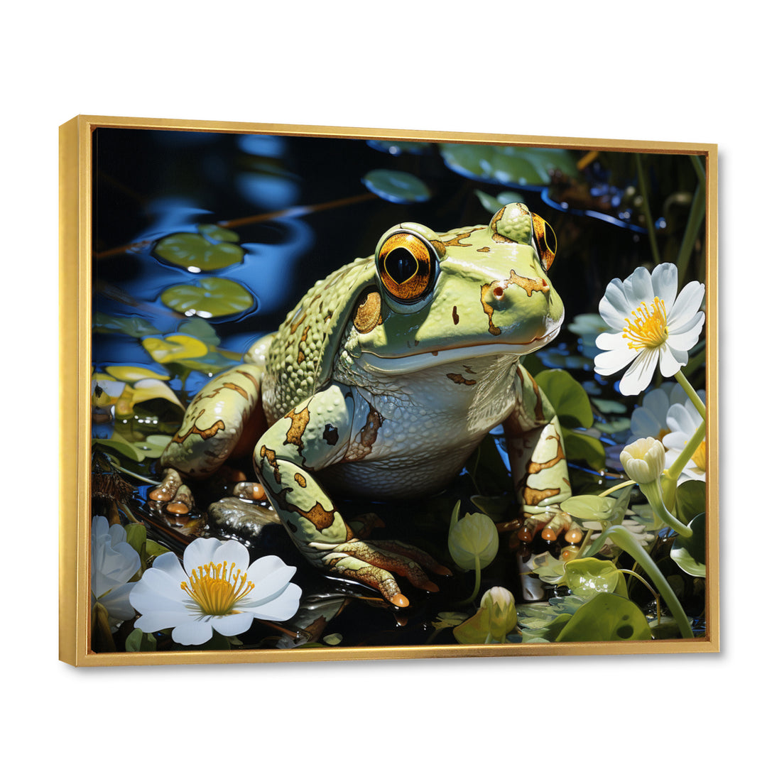 Frog Freedom - Frog Canvas Wall Art