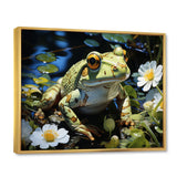 Frog Freedom - Frog Canvas Wall Art