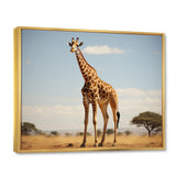 Giraffe Gentle Horizon - Giraffe Living Room Wall Art
