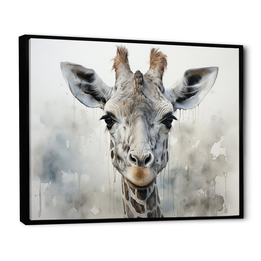 Giraffe Graceful Necks - Giraffe Canvas Wall Art