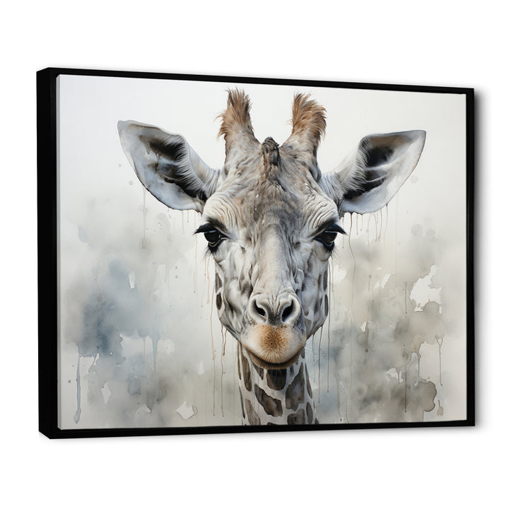 Giraffe Graceful Necks - Giraffe Canvas Wall Art