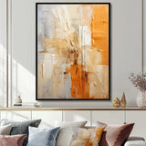 Glam Orange Beige Collage IV - Fashion Canvas Wall Art