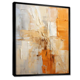 Glam Orange Beige Collage IV - Fashion Canvas Wall Art