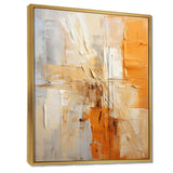 Glam Orange Beige Collage IV - Fashion Canvas Wall Art