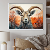 Goat Mountain Explorer Geometric - Goat Wall Decor
